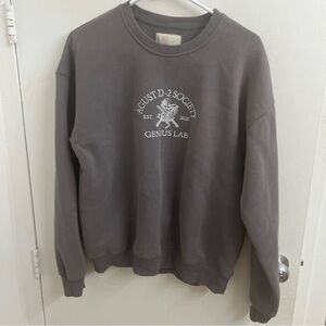 bts private paradise grey agust d d-2 genius lab sweatshirt